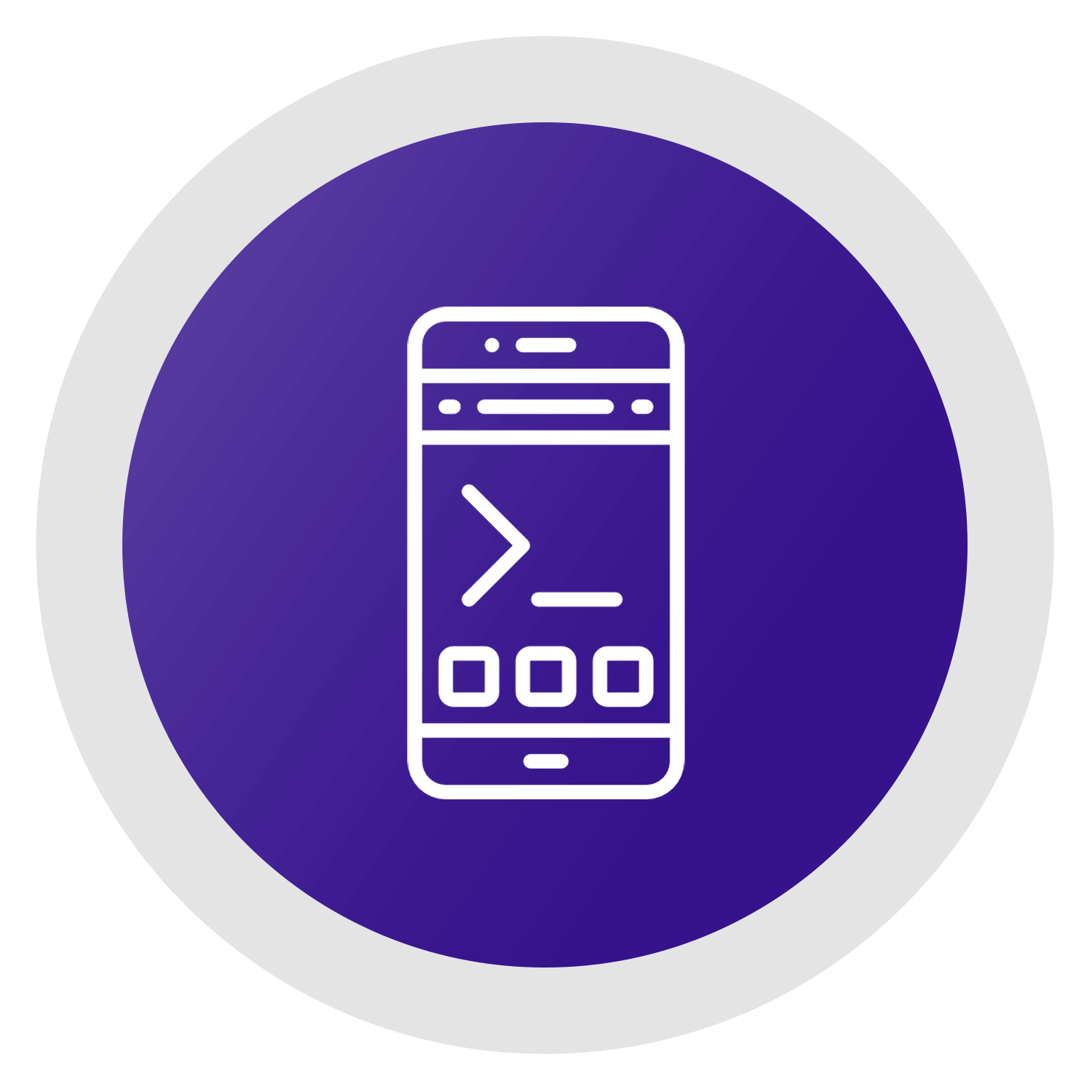 Mobile Applications service icon hover